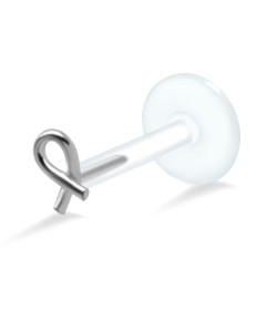 Aids Awareness Shaped labrets Push-in LA-383